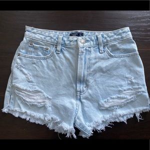 A&F Denim shorts, size 27